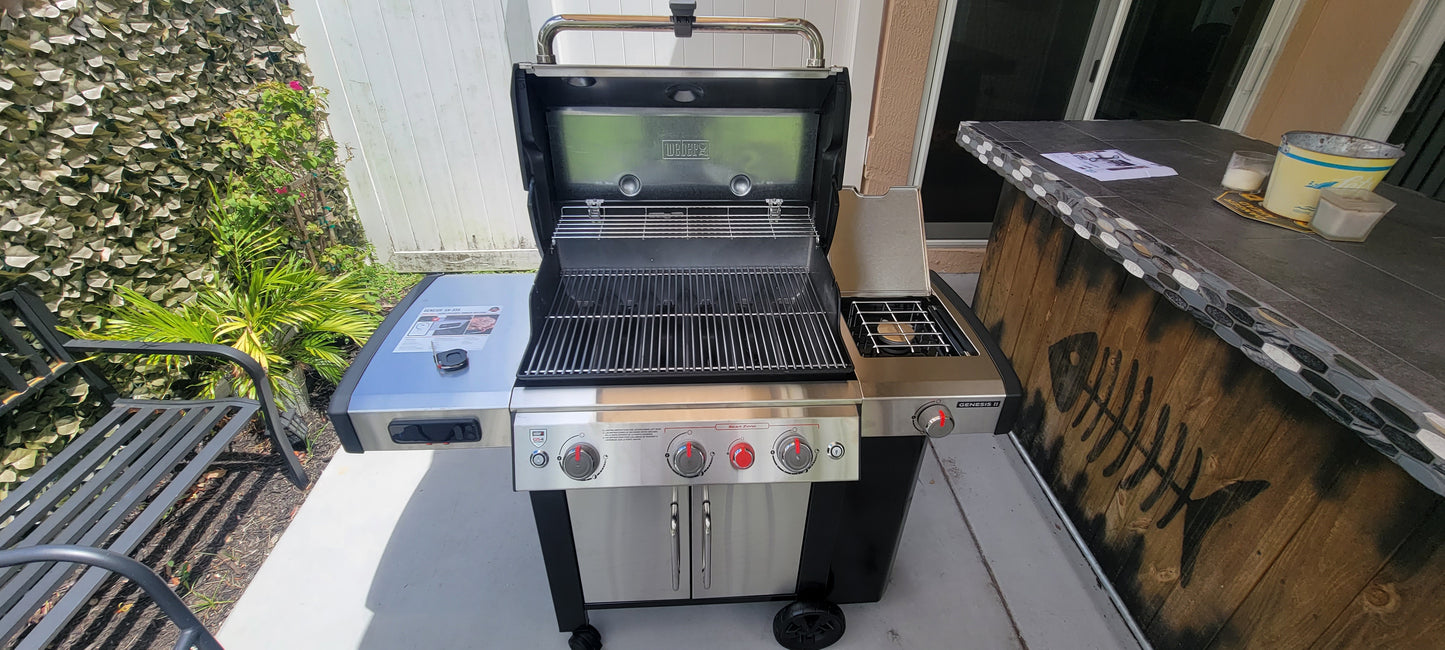 Grill or Barbeque Assembly