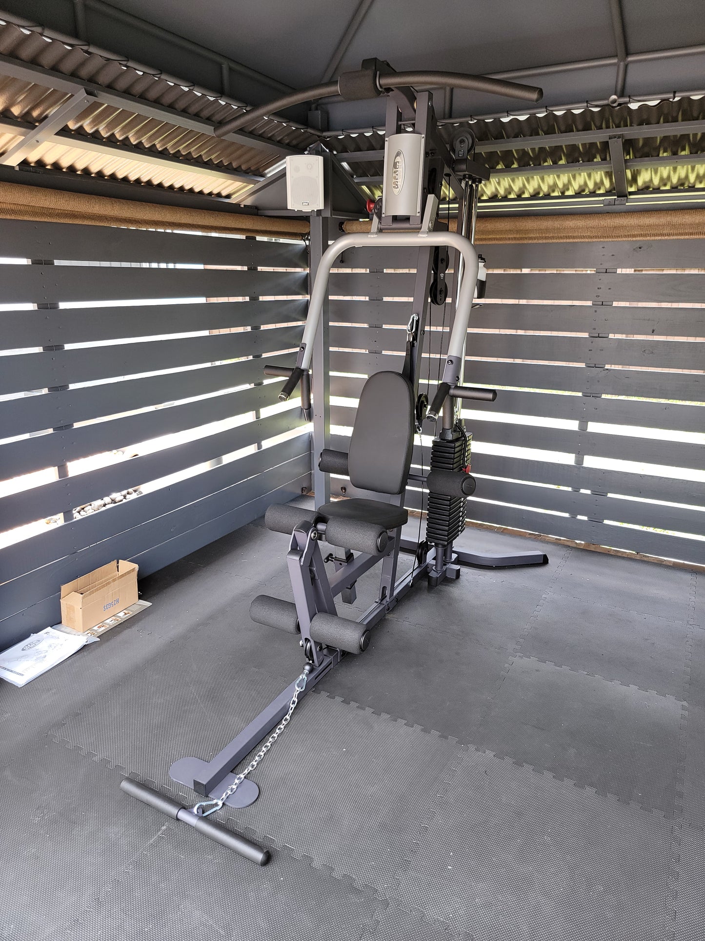 Montaje de gimnasio en casa