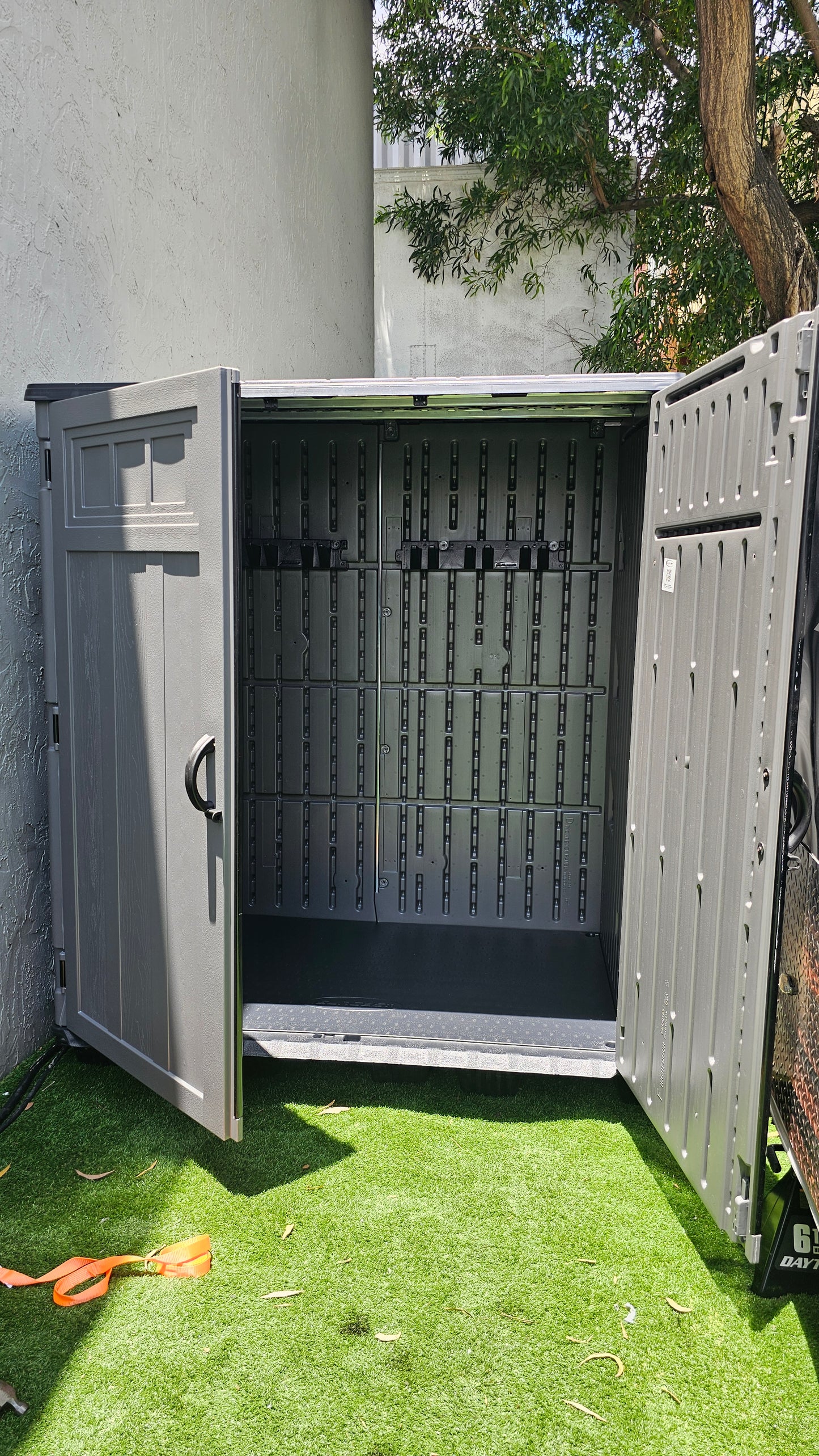 4' x 6' Plastic Outdoor Storage Shed (Installation Included)