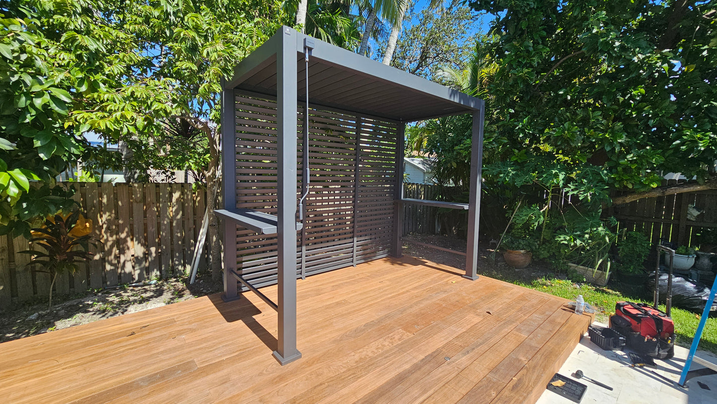 Montaje de pérgola