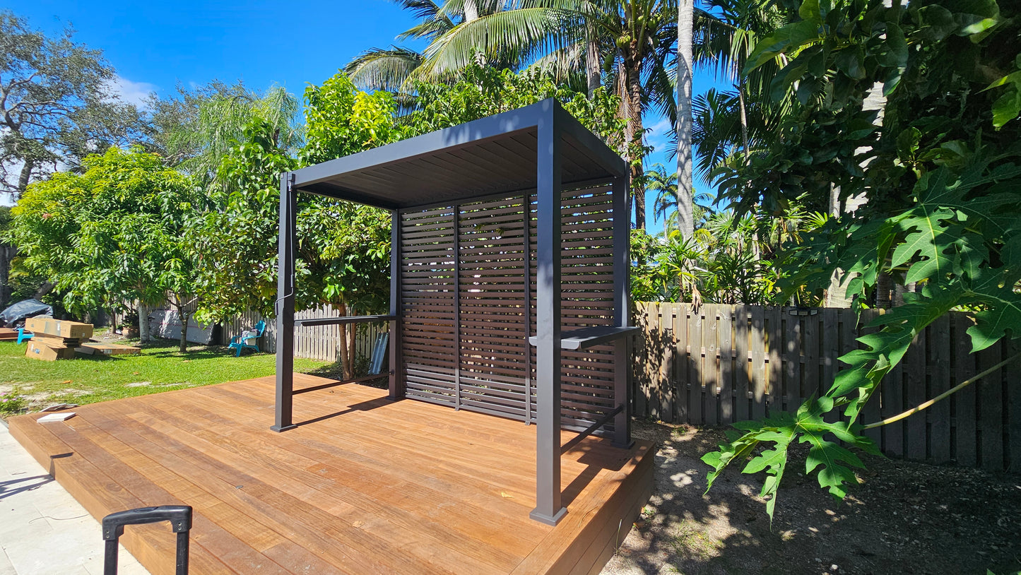 Montaje de pérgola