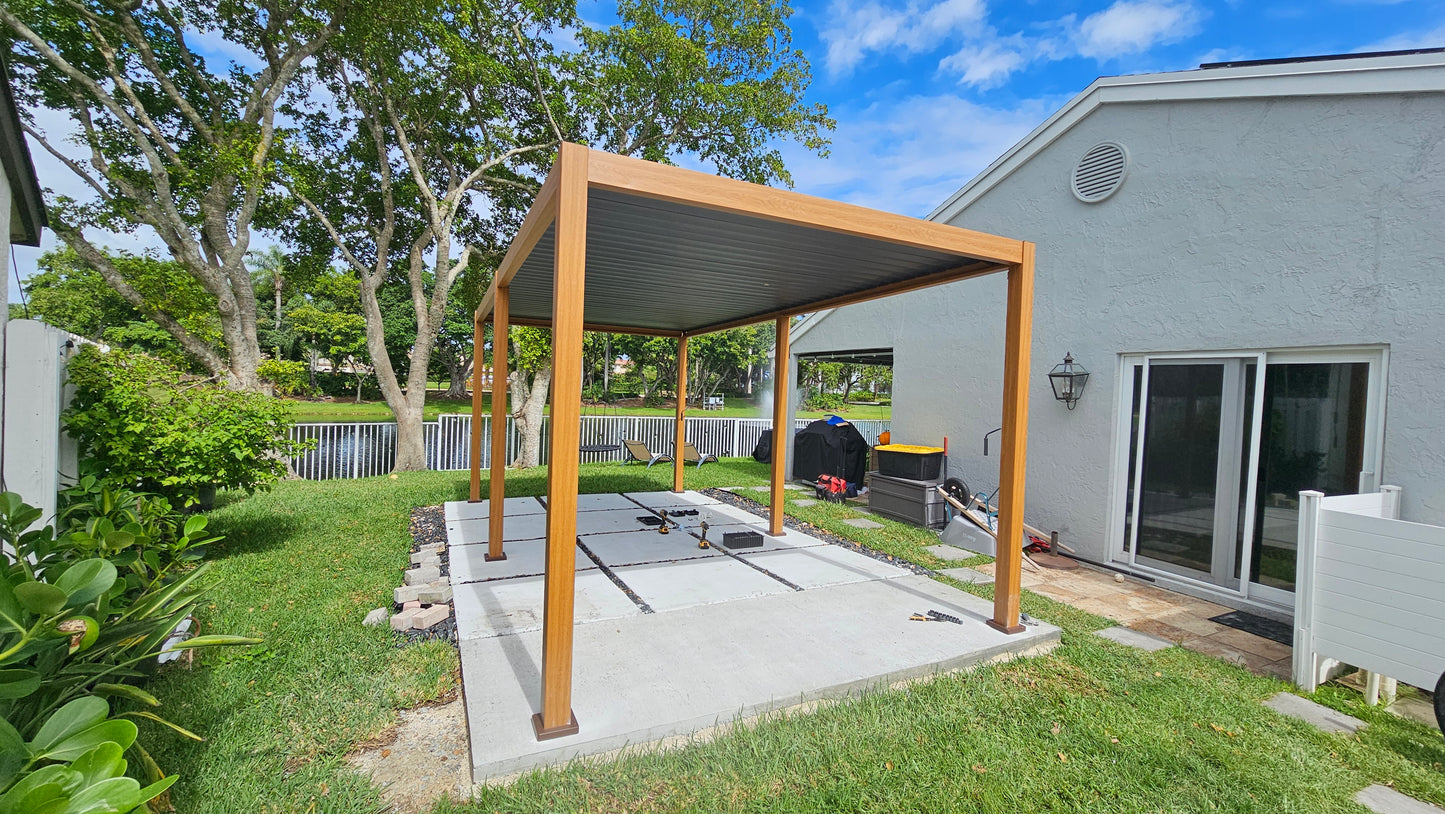 Montaje de pérgola