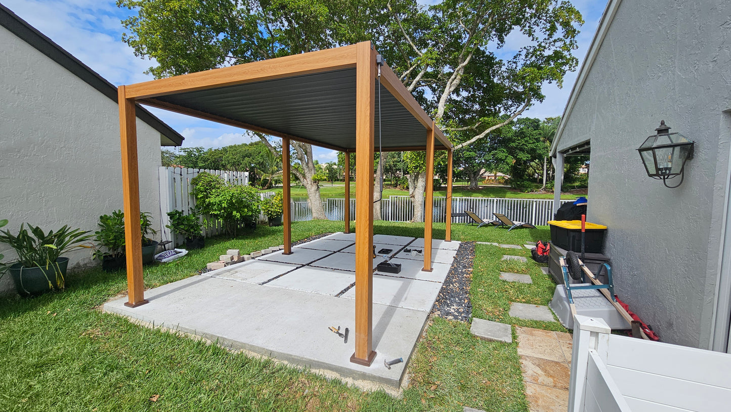Montaje de pérgola