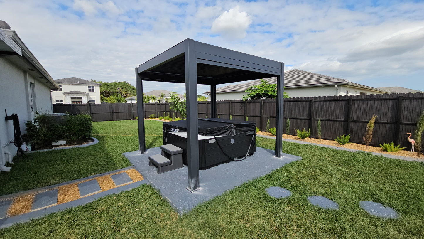 Montaje de pérgola