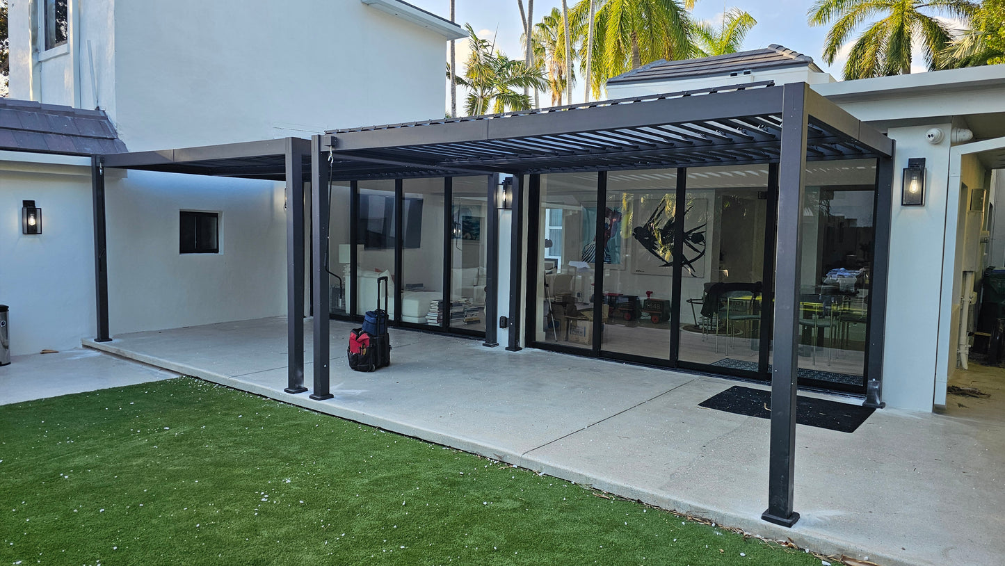 Montaje de pérgola