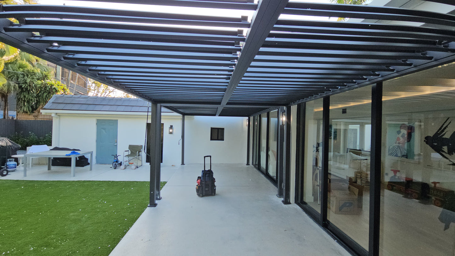 Montaje de pérgola