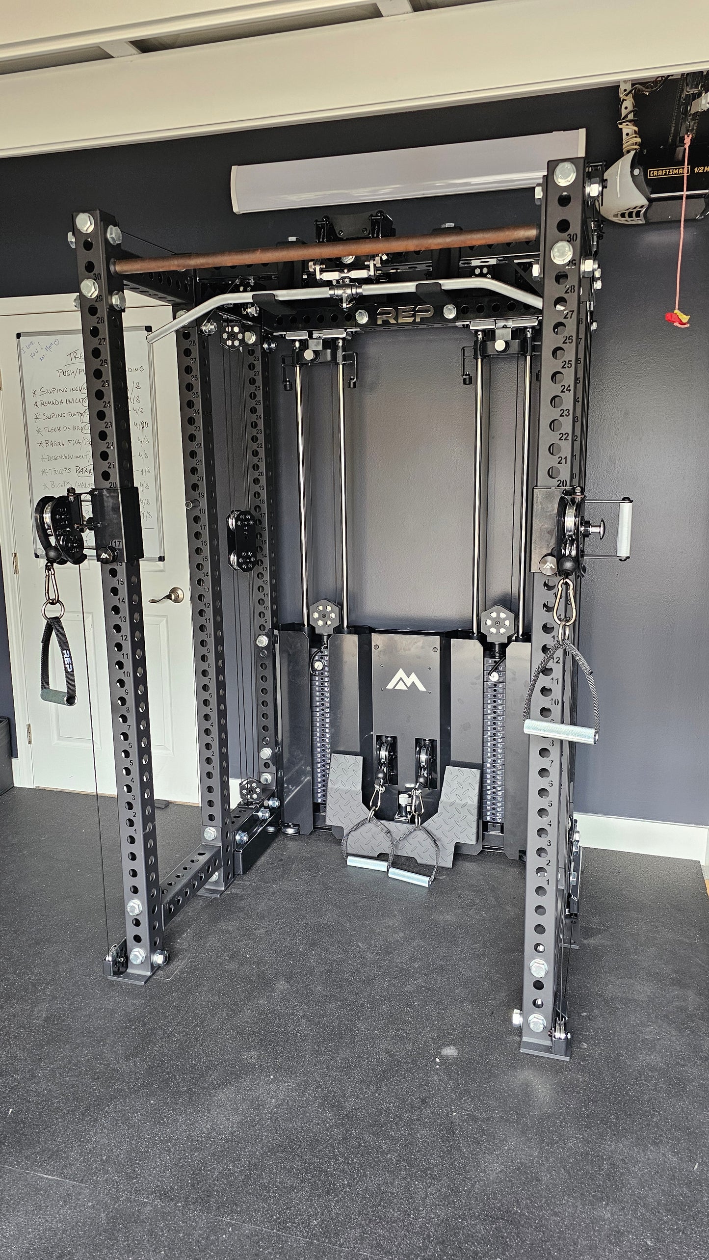 Montaje de gimnasio en casa