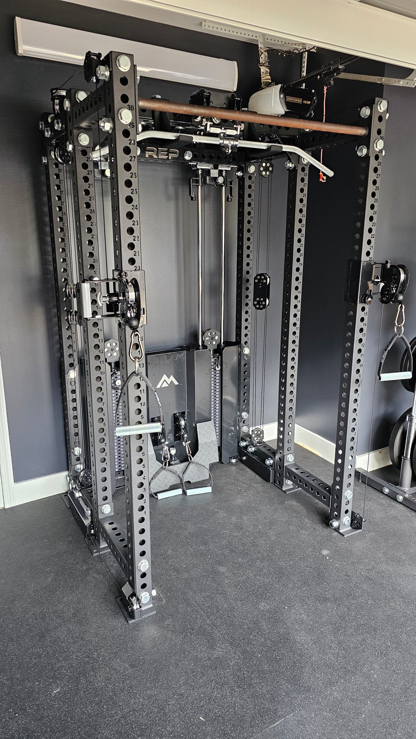 Montaje de gimnasio en casa