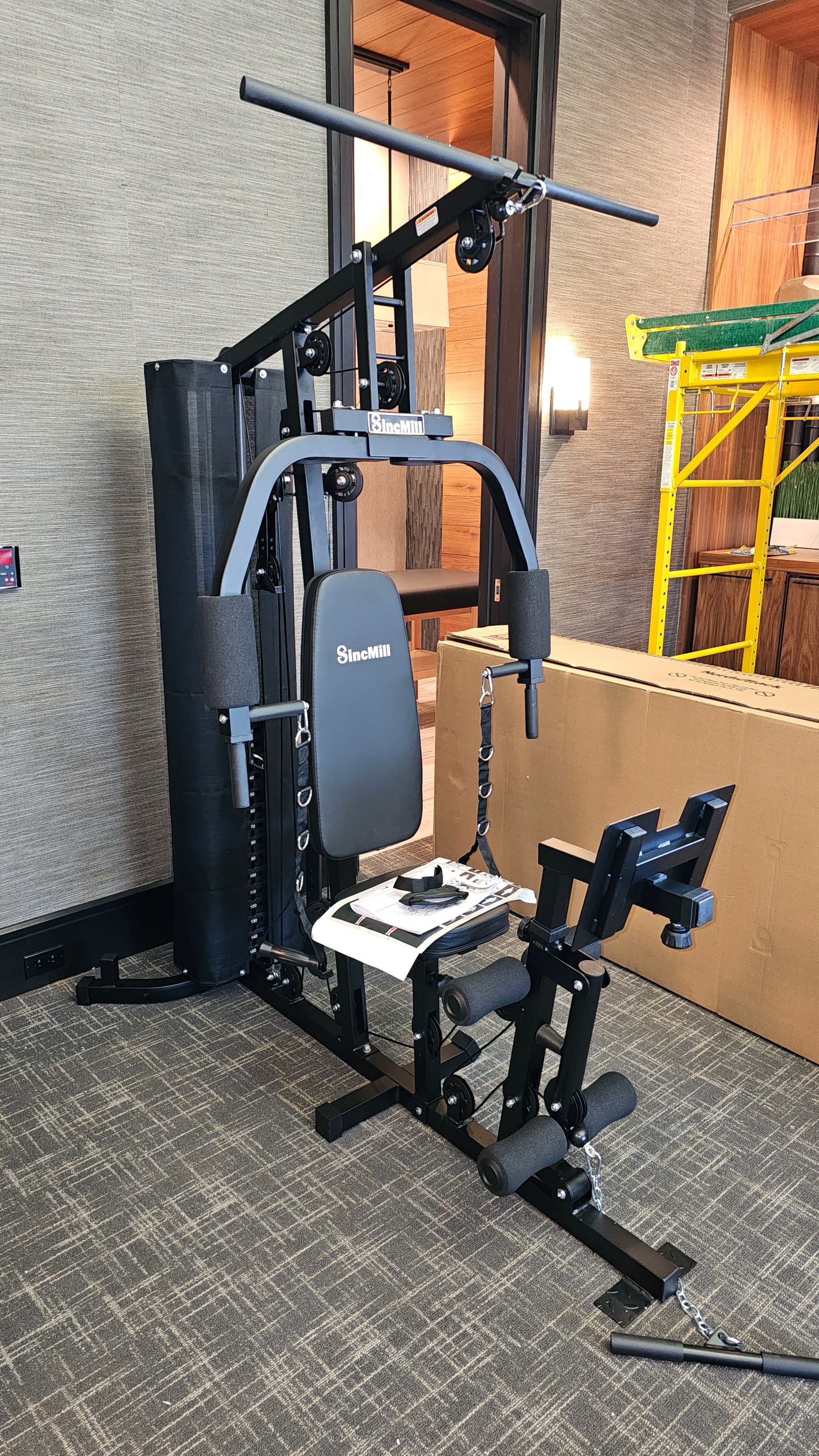 Montaje de gimnasio en casa