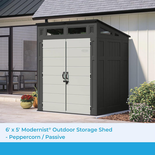 6' x 5' Resin Modern Shed