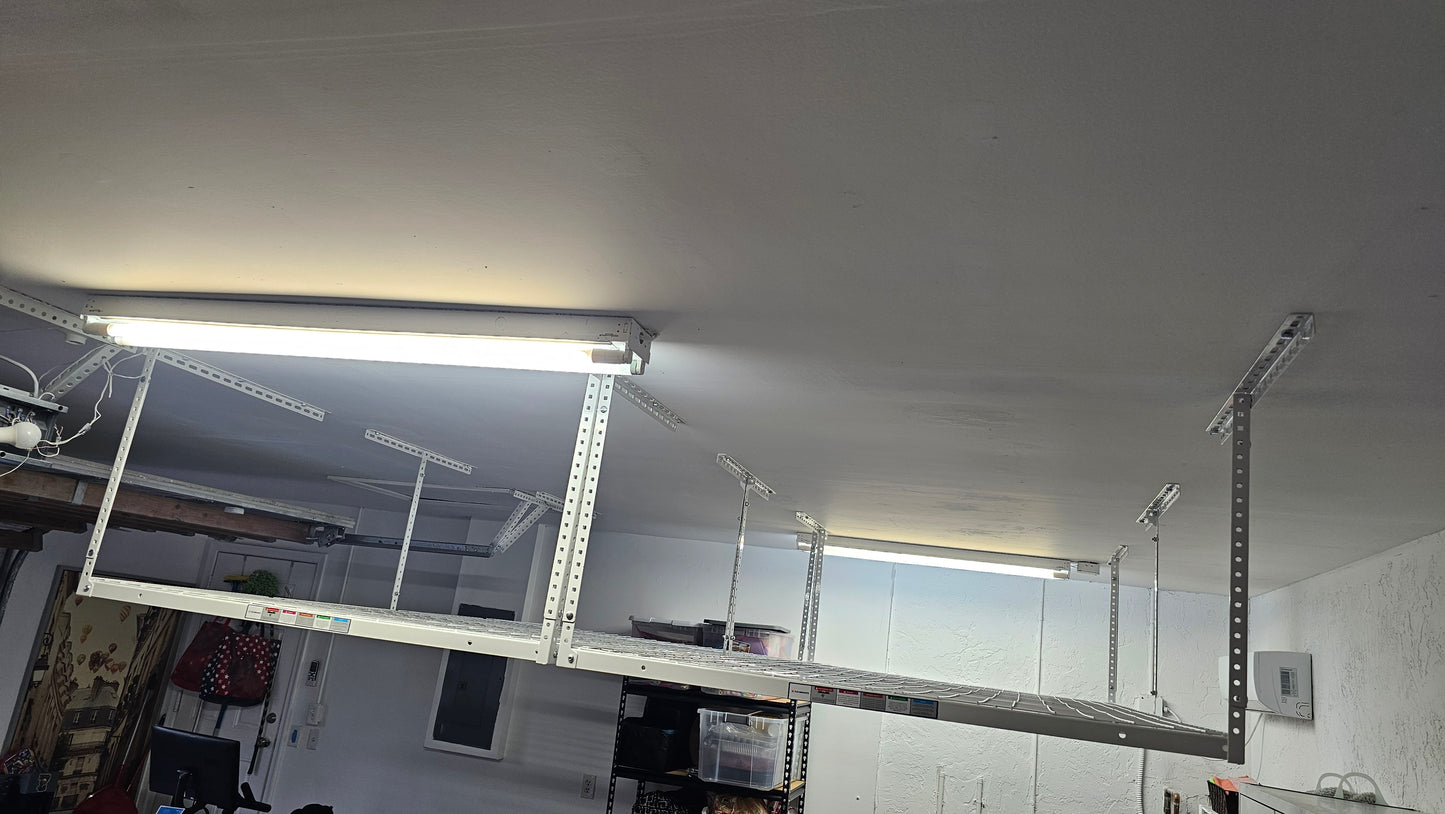 Estante de almacenamiento superior para garaje de 4' x 8'