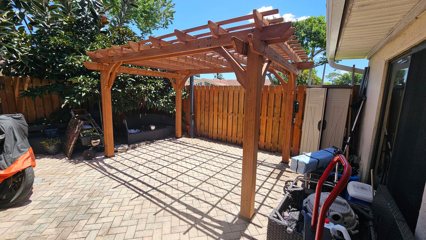 Montaje de pérgola