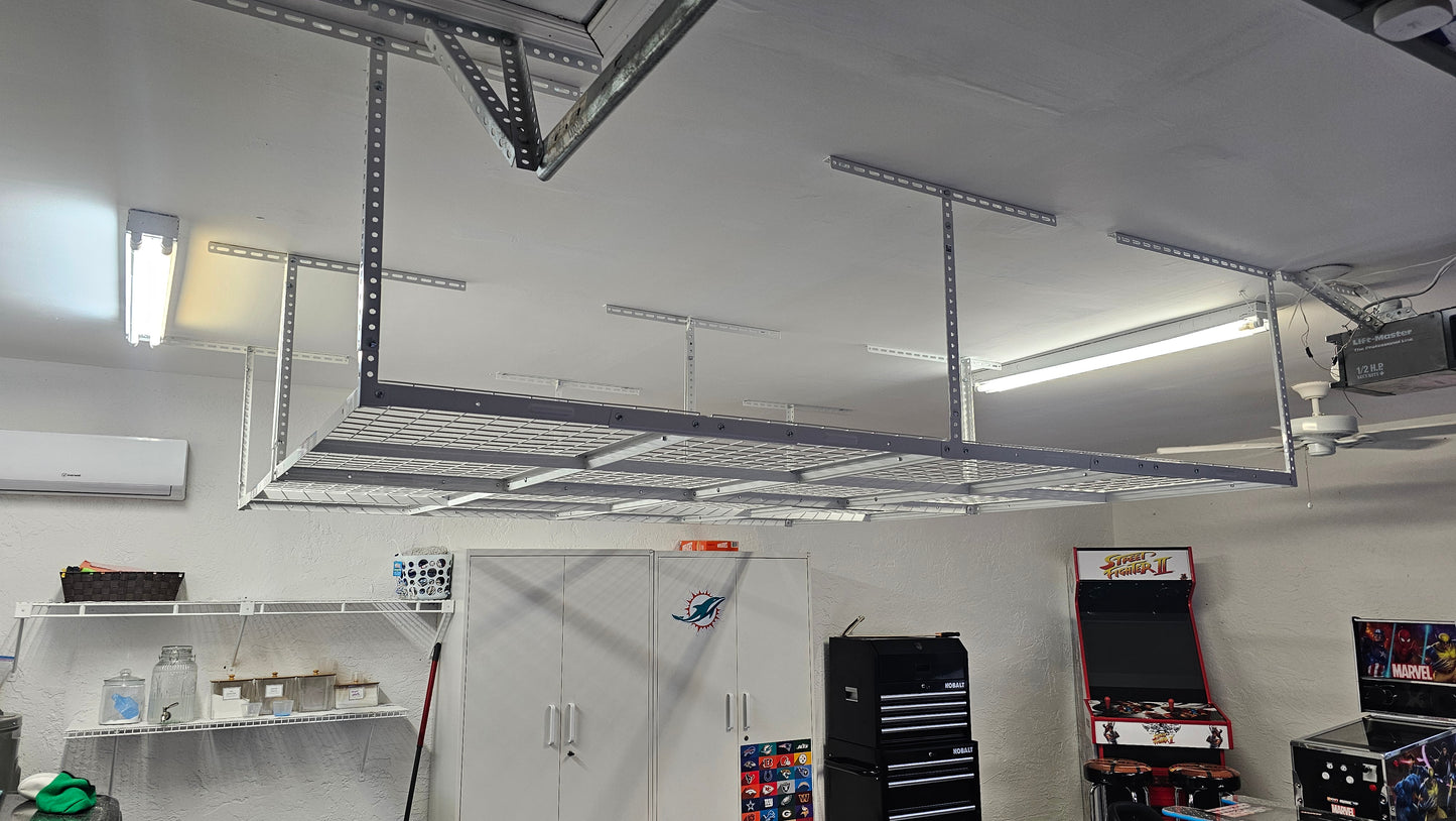 Estante de almacenamiento superior para garaje de 4' x 8'