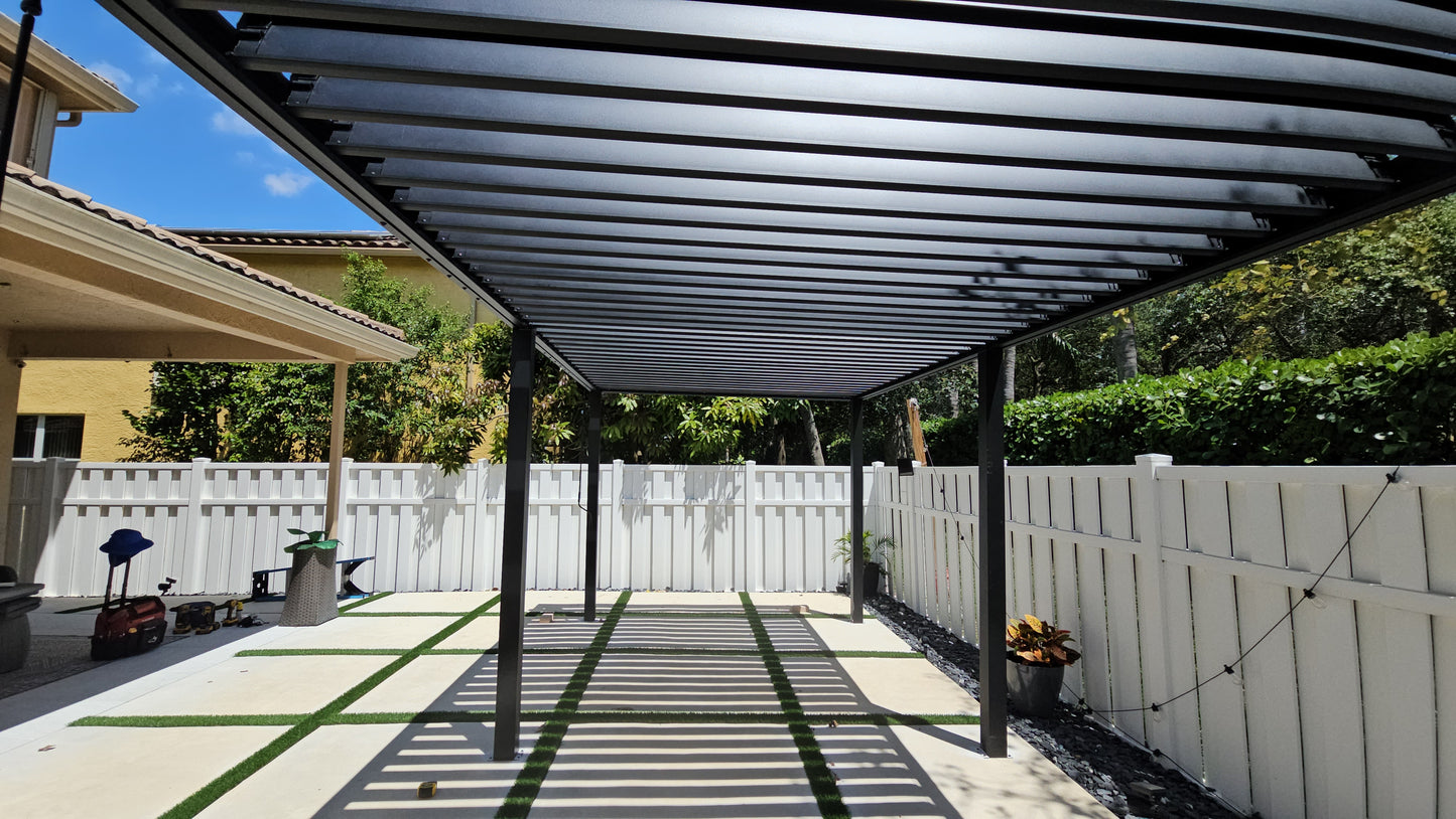Montaje de pérgola