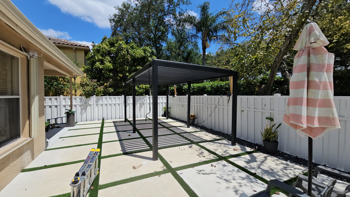 Montaje de pérgola