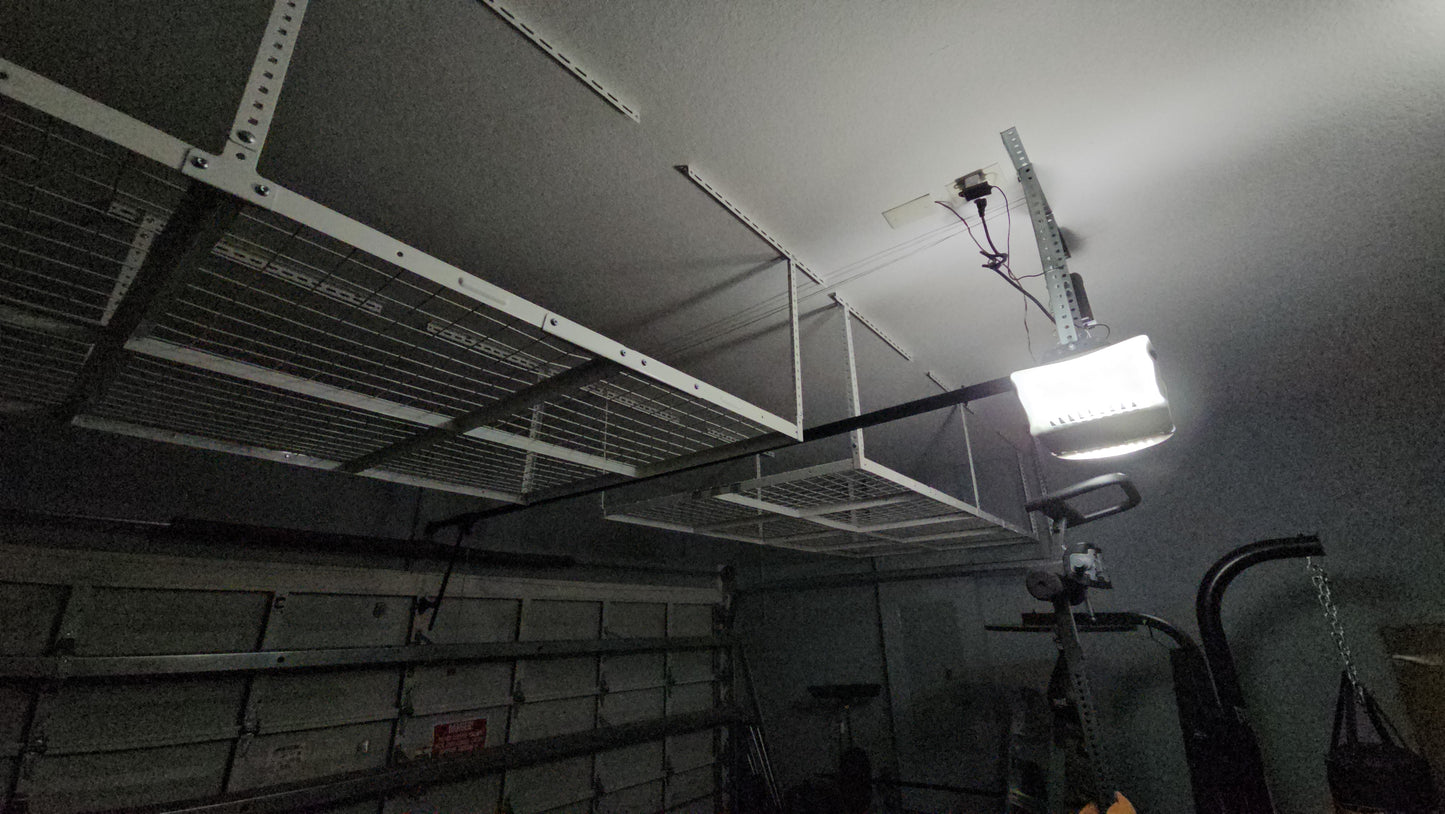 Estante de almacenamiento superior para garaje de 4' x 8'