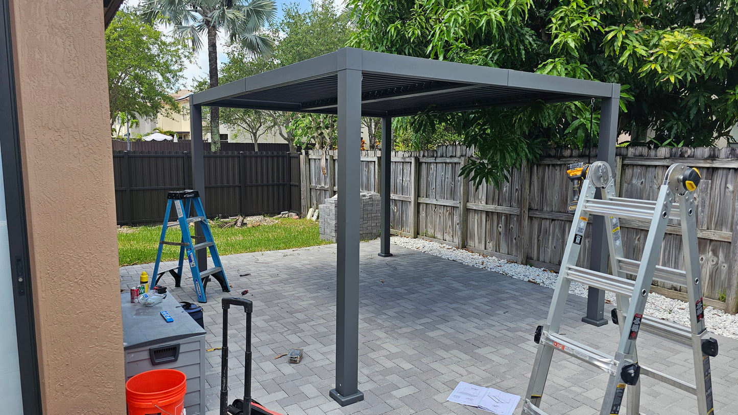 Montaje de pérgola