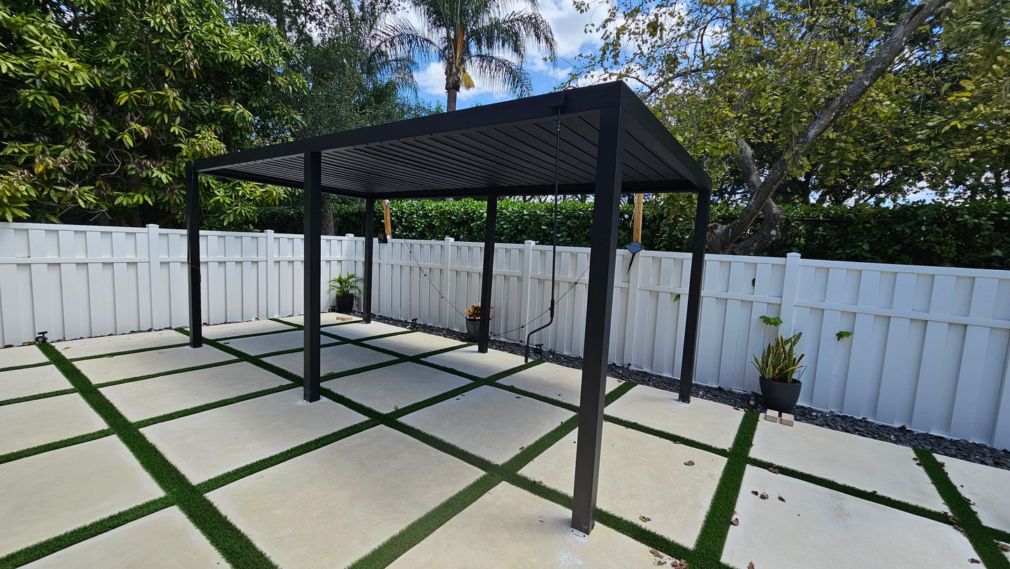 Montaje de pérgola