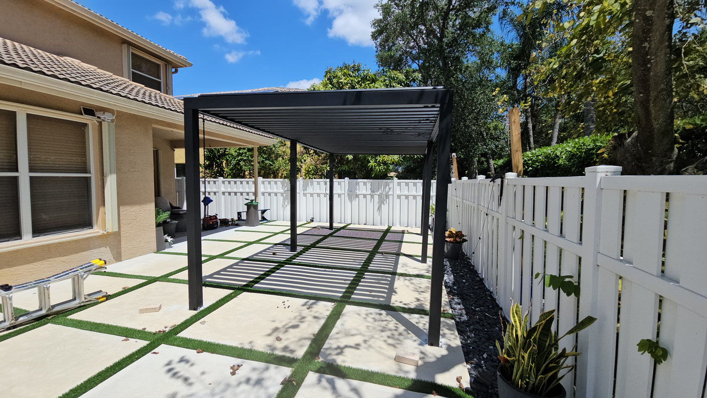Montaje de pérgola