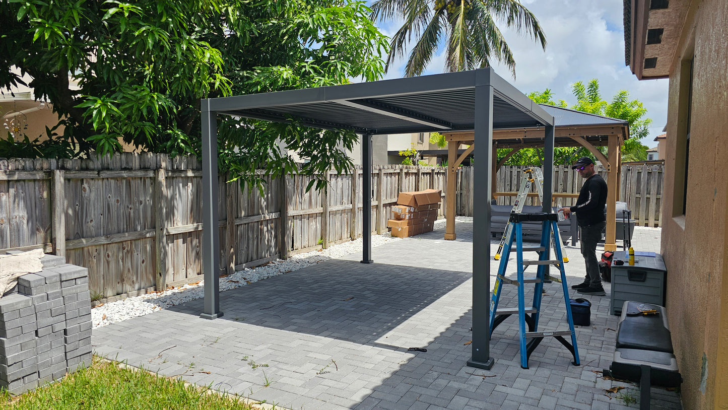 Montaje de pérgola