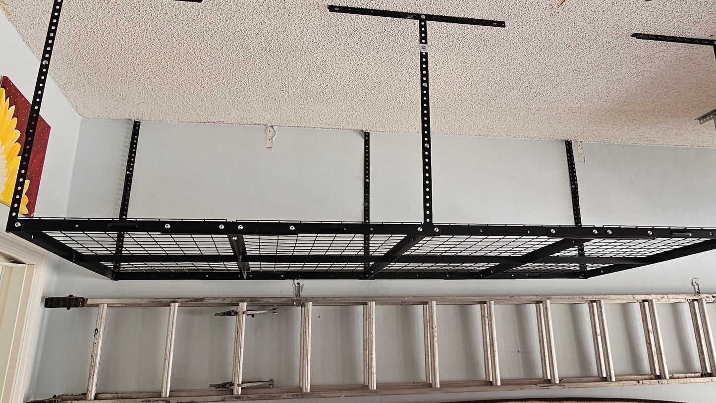 Estante de almacenamiento superior para garaje de 4' x 8'