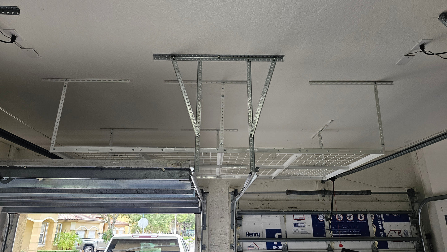 Estante de almacenamiento superior para garaje de 4' x 8'
