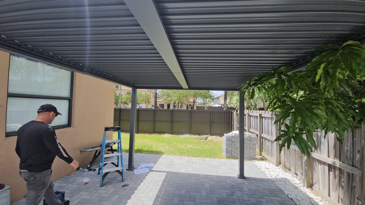 Montaje de pérgola