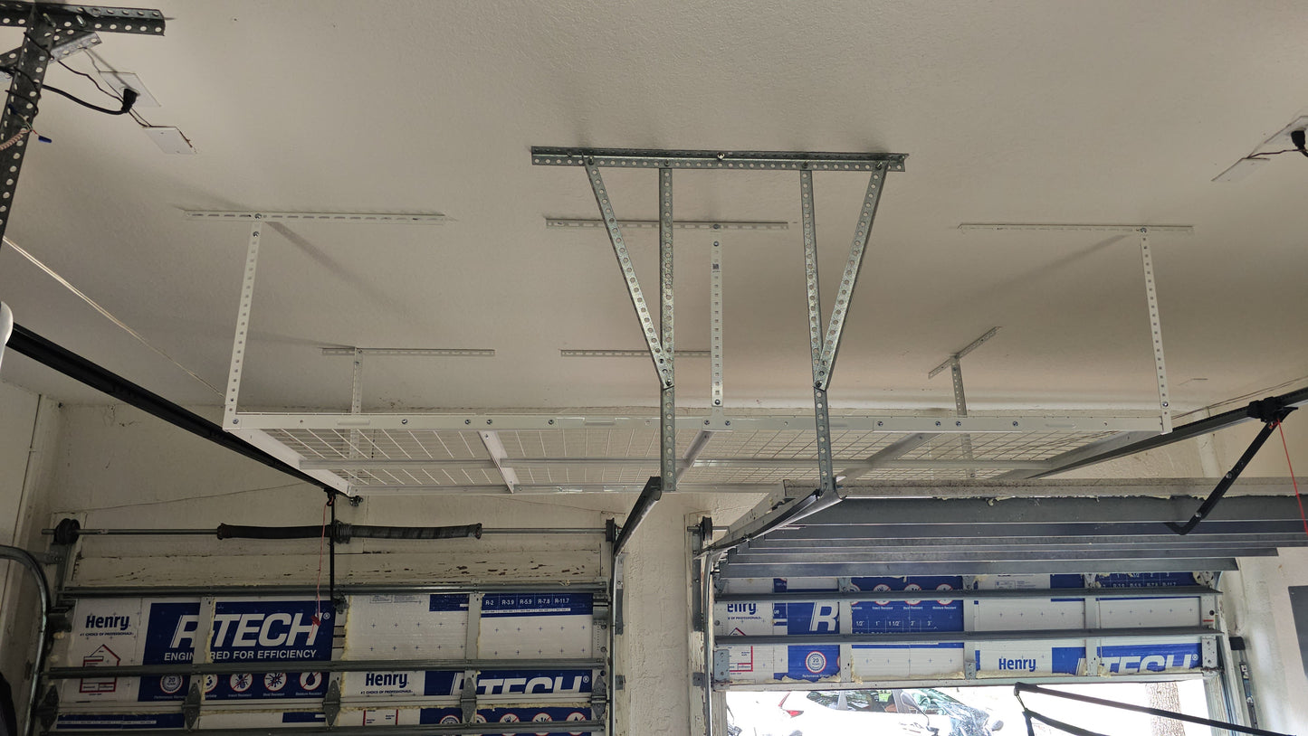 Estante de almacenamiento superior para garaje de 4' x 8'