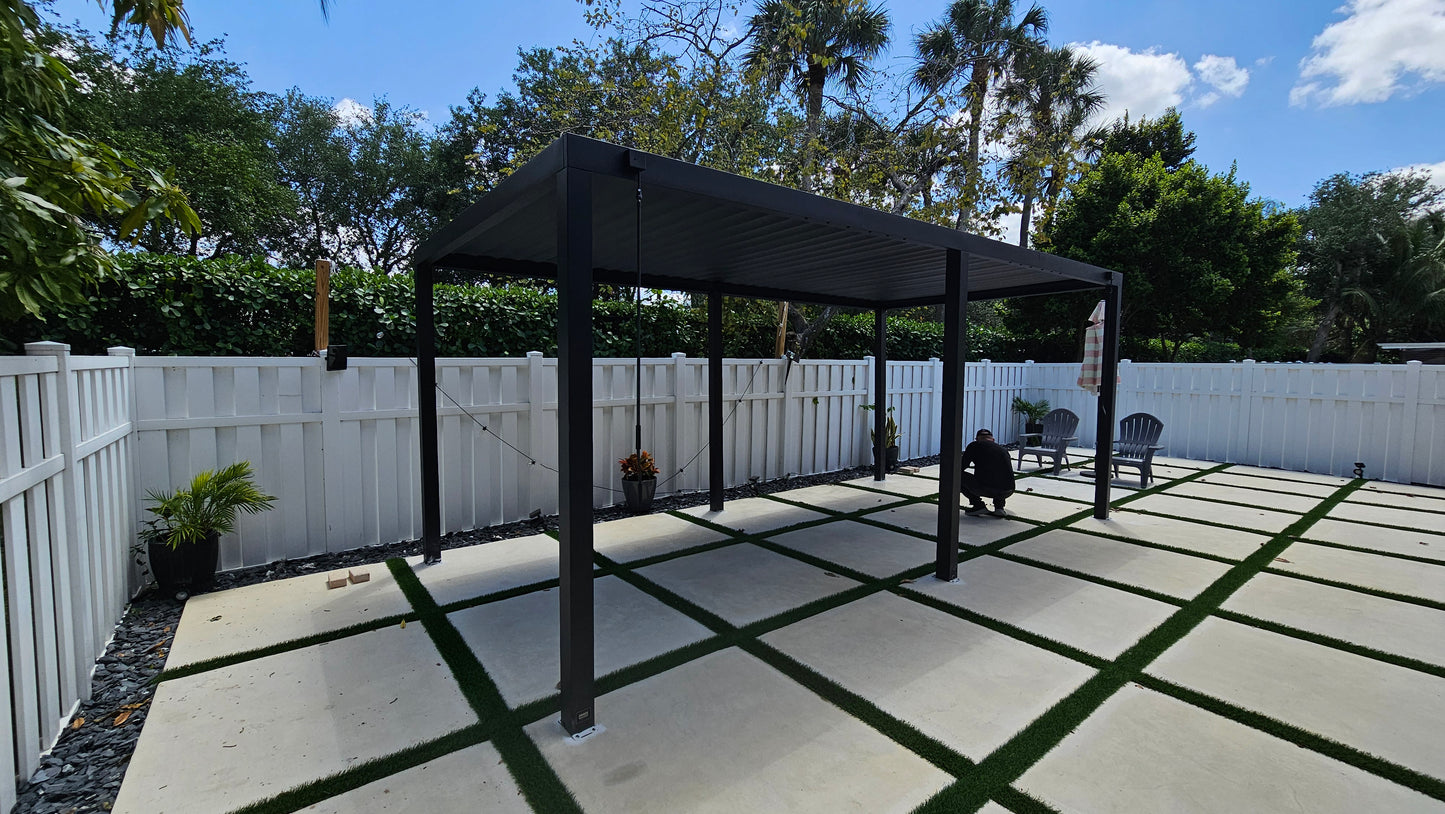 Montaje de pérgola