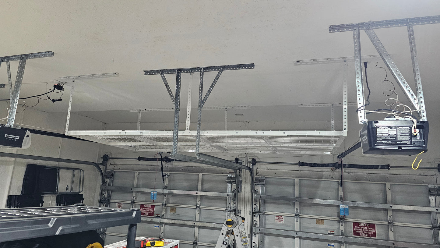 Estante de almacenamiento superior para garaje de 4' x 8'