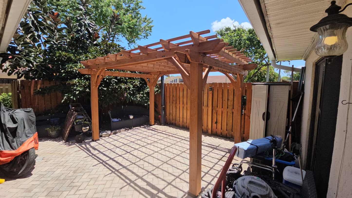 Montaje de pérgola