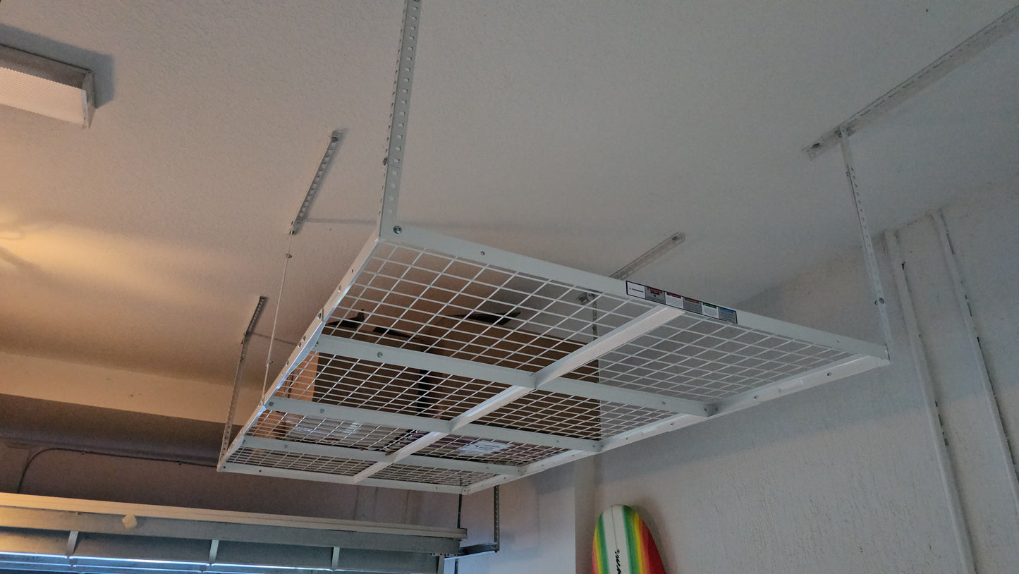 Estante de almacenamiento superior para garaje de 4' x 8'