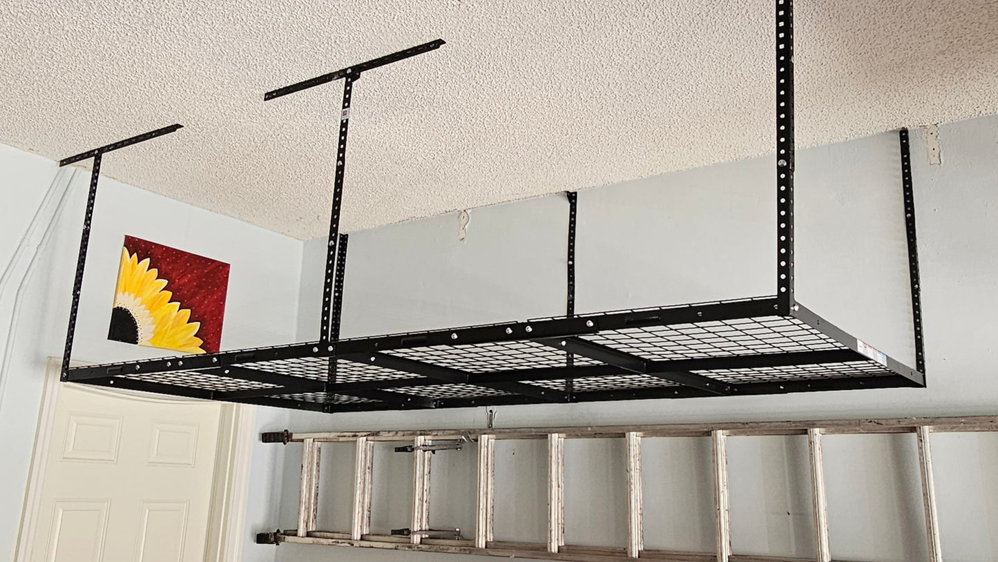 Estante de almacenamiento superior para garaje de 4' x 8'