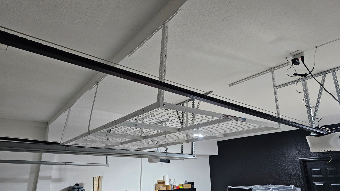 Estante de almacenamiento superior para garaje de 4' x 8'