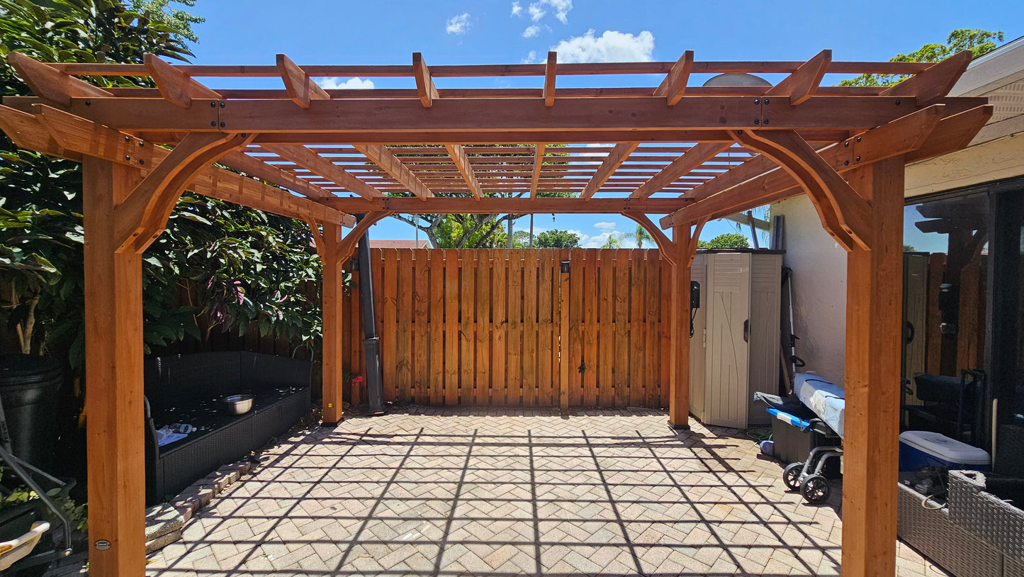 Montaje de pérgola