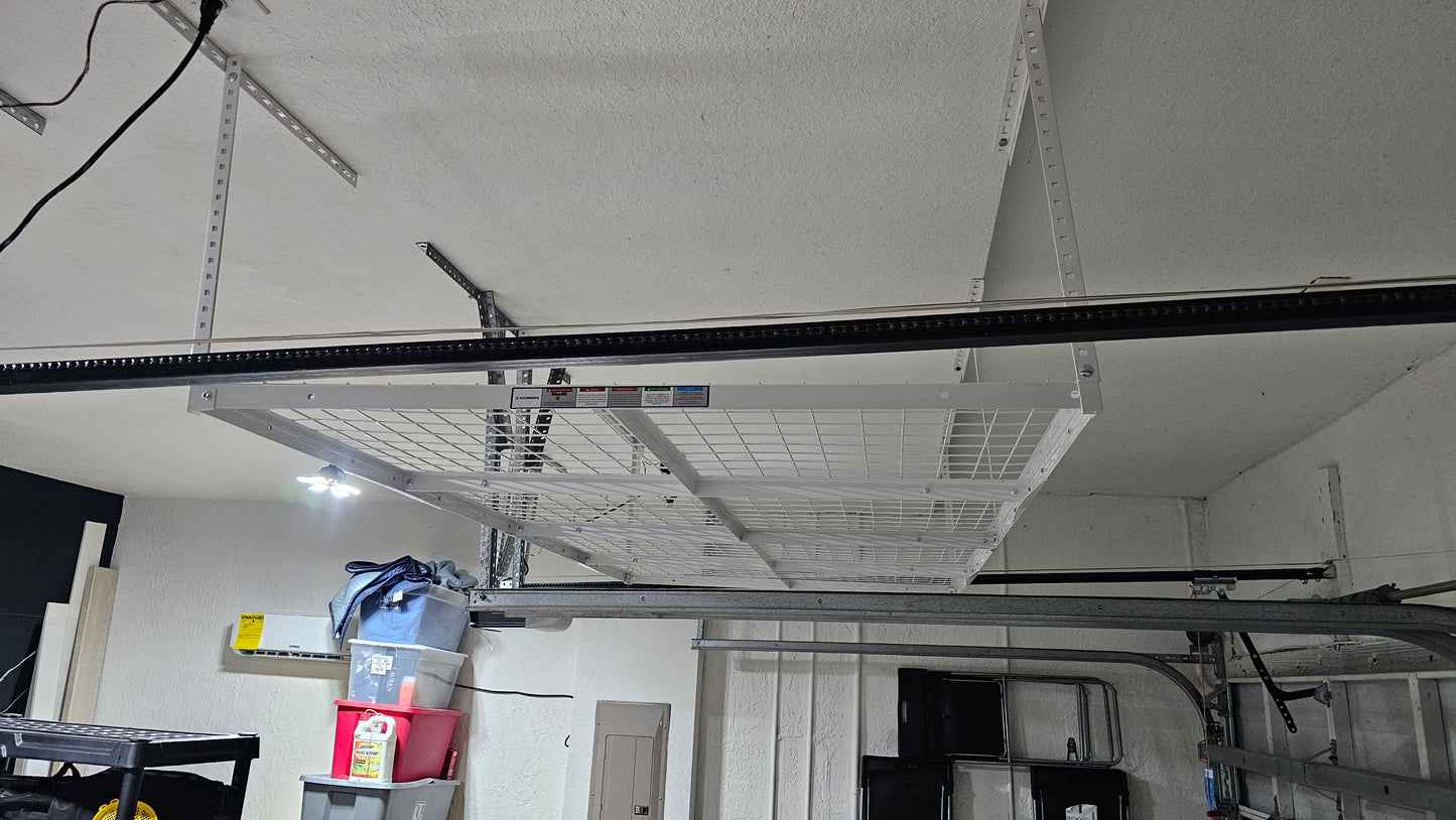 Estante de almacenamiento superior para garaje de 4' x 8'