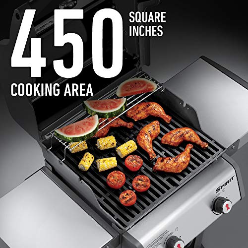Weber Spirit E-210 Gas Grill | Liquid Propane, 2-Burner | Black
