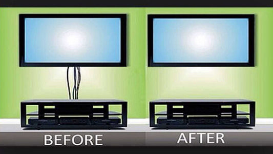 TV Cord Concealment inside Wall