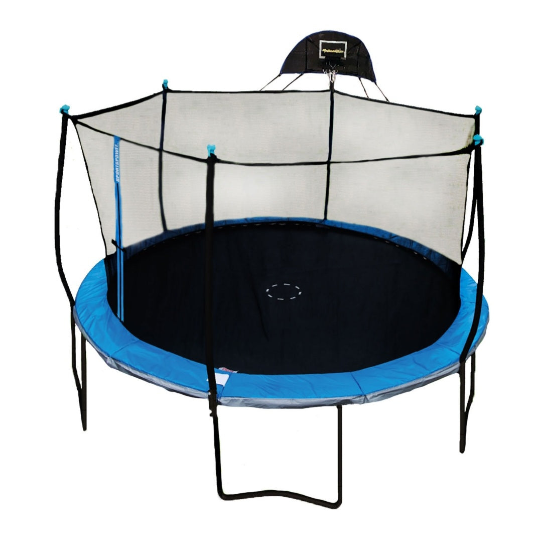 14' Trampoline with Basketball System (Installation Included)