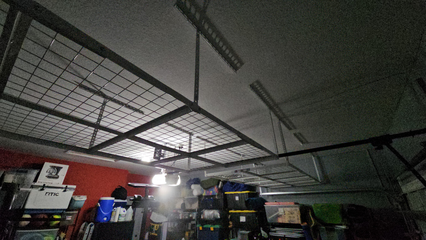 Estante de almacenamiento superior para garaje de 4' x 8'